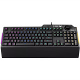 Cumpara ieftin Tastatura gaming Asus TUF Gaming K1, RGB, Negru