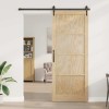 Ușă Interioară &#039;ORKDAL&#039;93x232x4 cm din Lemn Masiv de Pin