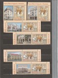 ROMANIA 2020 LP 2304 LP 2304 a LP 2304 b 140 DE ANI DE LA INFIINTAREA BANCII NATIONALE A ROMANIEI SERIE CU VINIETA + COLITA + BLOC DE 6 TIMBRE MNH +, Nestampilat