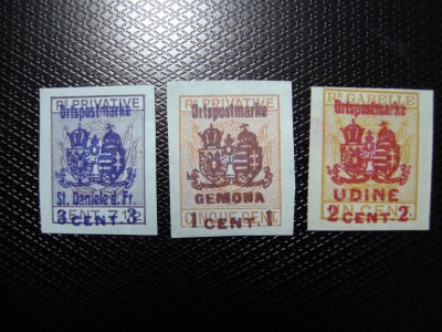 AUSTRIA 1918 POSTE LOCALE ITALIA foto