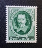 Germania / Deutsches Reich 1936 "250 de ani de la moartea lui Otto von Guericke" (6 Rpf Verde-Smarald) Mint Never Hinged MNH / Neștampilat - CKL2