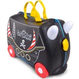 Valiza Copii Trunki PEDRO Piratul, Calatorie, Bagaj de Mana, 18L, 3-6 Ani, Roti, Tractare
