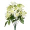 Buchet Flori Artificiale, Model Alb, &Icirc;nălțime 40 cm