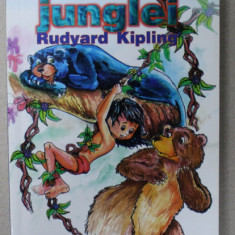 CARTEA JUNGLEI de RUDYARD KIPLING , desene de DORU VACARU , ANII '90