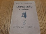 ION ANDREESCU - Al. Busuioceanu - 1936, 61 p.+ 66 planse, Alta editura