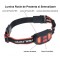 Lanterna de cap, LED, Cob 10W, 14 SMD, lumina rosie, cablu micro usb,