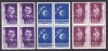 ROMANIA 1962 LP 547 PRIMUL ZBOR IN GRUP - VOSTOK 3 SI 4 BLOCURI DE 4 TIMBRE MNH, Nestampilat