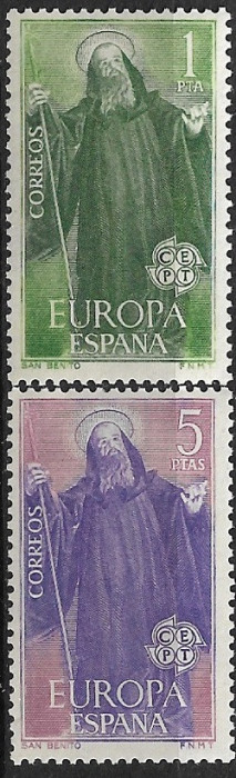 B0205 - Spania 1965 - Europa cept 2v. neuzat,perfecta stare