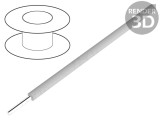 Cablu s&acirc;rmă Cu 30AWG PVDF gri 50m 300V Kynar