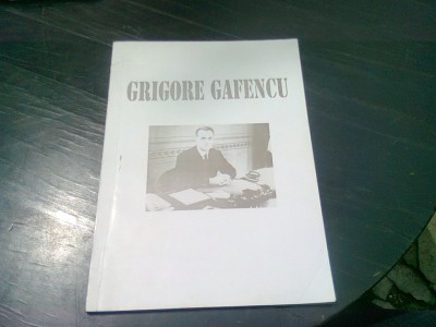 GRIGORE GAFENCU - EDITOR NICOLAE PETRESCU foto