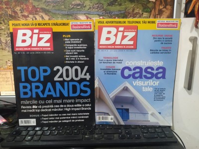 Biz, revista noilor tendințe &amp;icirc;n afaceri, nr. 87 și 89, iun.-iul. 2004, 201 foto