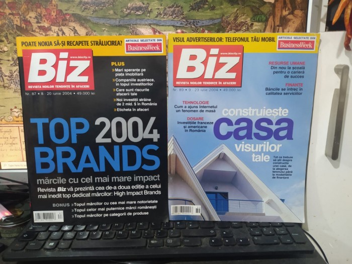 Biz, revista noilor tendințe &icirc;n afaceri, nr. 87 și 89, iun.-iul. 2004, 201
