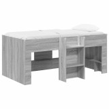 vidaXL Cadru de Pat &Icirc;nalț pentru Copii 2 pcs Sonoma gri Lemn prelucrat 3422576