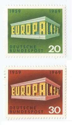 |Germania, Europa CEPT, 1969, MNH foto