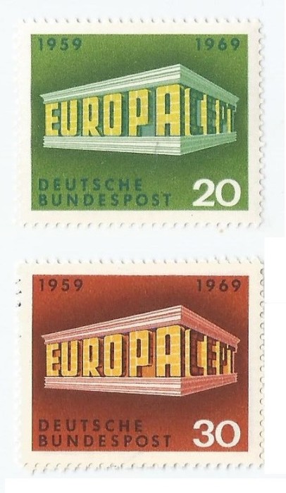 |Germania, Europa CEPT, 1969, MNH