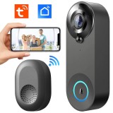 Sonerie Wireless, HD 1080P, Wi-fi, Unghi larg de 166 grade, Aplicatie, Senzor detectie miscare