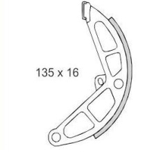 Ferodou frana spate Piaggio Ciao,Bravo,Si Cod Produs: MX_NEW 225120230RM
