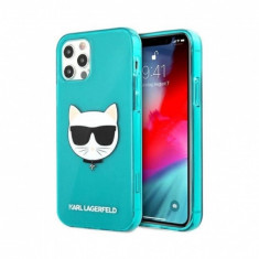 Husa iPhone 12 12 Pro Karl Lagerfeld 002 Albastru foto