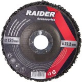 Disc curatator Raider 125x22,2 mm pentru polizor unghiular