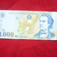 Bancnota 1000 lei 1998 M.Eminescu , cal. f.buna