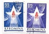 Romania (198) - Cosmonautica in slujba pacii - Luna 4, 1963 - serie obliterata