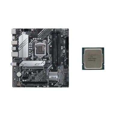 Placa de baza Second Hand Asus PRIME B560M-A, Socket LGA1200, mATX, Shield, Cooler + Procesor Intel Core i7-11700 2.50 - 4.90 GHz, 16MB Cache foto