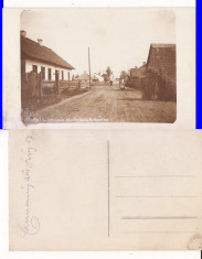 Fratautii Noi( Bucovina , Suceava )-Strada- militara WWI,WK1-rara foto