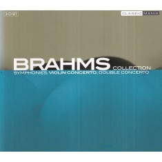 Brahms - Collection. Symphonies, Violin Concerto, Double Concerto (3 CD)