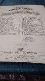 PARTITURA VECHE -IMPERIUL TARIST -1869 -ROMANTA -