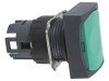 Comutator apăsare 16mm verde