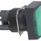 Comutator apăsare 16mm verde