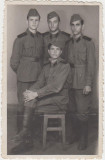 M5 C40 - FOTO - FOTOGRAFIE FOARTE VECHE - grup de militari - anii 1940