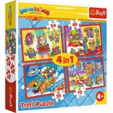 PUZZLE TREFL 4IN1 SPIONII SECRETI SuperHeroes ToysZone