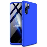 Husa 360 GKK Huawei P30 Pro, Protectie Completa Fata Spate, Policarbonat, Albastru