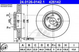 Disc frana RENAULT SCENIC I (JA0/1) (1999 - 2003) ATE 24.0126-0142.1