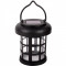 Lampa solara, tip felinar, 10cm, negru