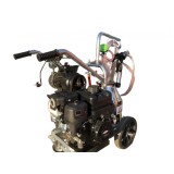 Aparat de muls vaci T 240 IN IC cu motor Briggs &amp; Stratton, motor benzina + motor electric, 2 posturi, 16-20 bovine pe ora
