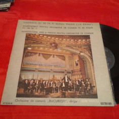 VINIL ORCHESTRA DE CAMERA BUCURESTI DIRIJOR ION VOICU ECE 0908 DISC STARE EX