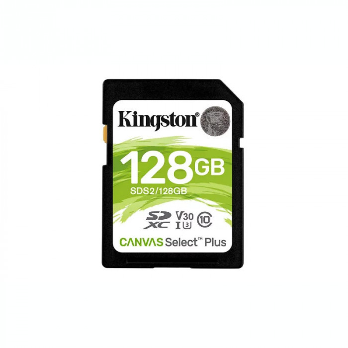 Card memorie KINGSTON 128 GB SDXC clasa 10 standard UHS-I U3 &amp;quot;SDS2/128GB&amp;quot;