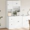 Gossi dulap de bucatarie, alb, 95x50x180 cm, lemn prelucrat