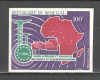 Senegal.1967 Posta aeriana-6 ani Uniunea PTT Africa si Madagascar ndt. MS.85, Nestampilat