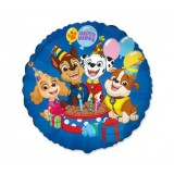 Balon folie Paw Patrol PAWSITIVE VIBES rotund 45 cm