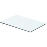 vidaXL Raft din sticlă transparentă, 40 x 20 cm