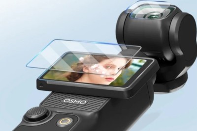 Set sticle de protectie, STARTRC, display si lentila camerei DJI Osmo Pocket 3 foto