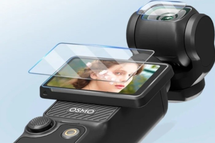Set sticle de protectie, STARTRC, display si lentila camerei DJI Osmo Pocket 3