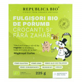 Fulgisori Bio de porumb crocanti fara zahar FARA GLUTEN, 225 g, Republica BIO