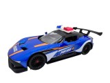 Macheta Masina Politie Aston Martin Walkyrie 1:22 replica metal lumini si sunete, usi deschise