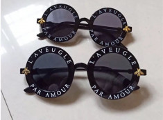 Ochelari de soare luxury L?aveugle Par Amour rotunzi vs Gucci foto