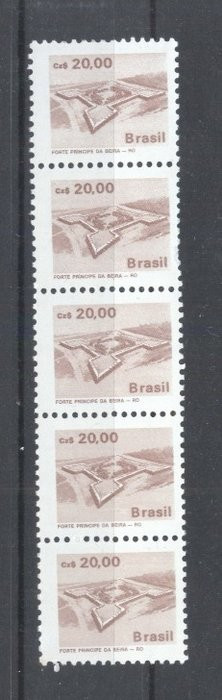 Brazil 1987 Architecture Fort Beira x 5 Mi.2228 MNH DA.034