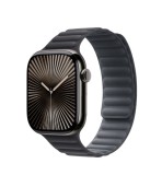 Curea smartwatch magnetica, THD, compatibila Apple Watch 46 mm seria 10, marime universala, neagra